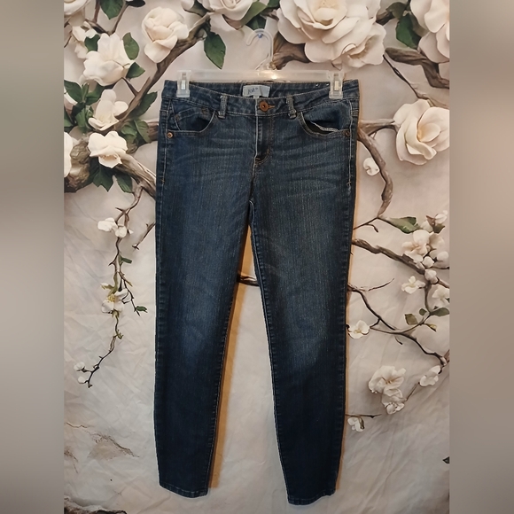 Jolt Dark Blue Women's Skinny Jeans - Picture 1 of 3